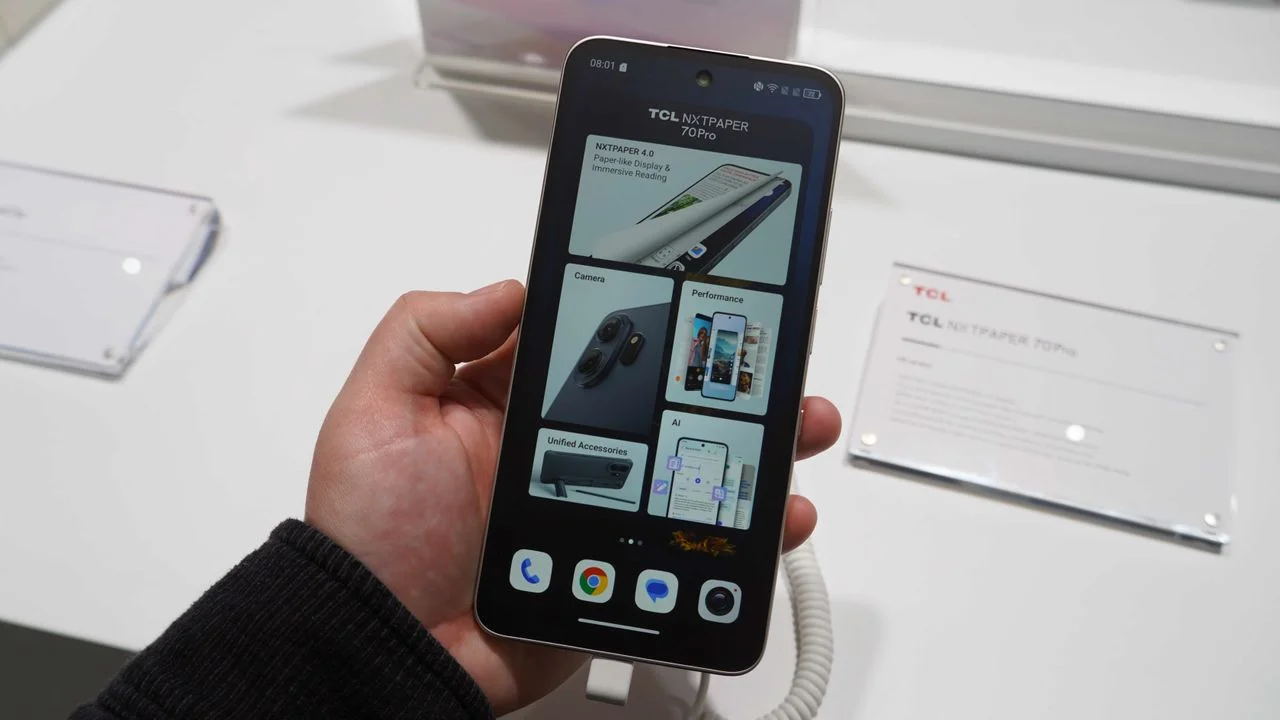 I used the TCL NXTPAPER 70 Pro's e-paper display, and I can't wait for the US launch next month